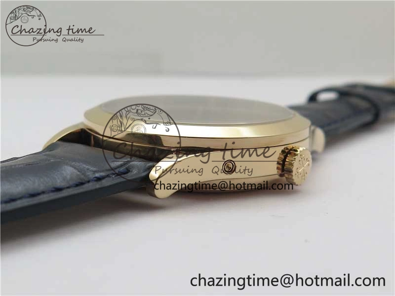 Annual Calendar Complications 5396 RG GRF Best Edition Blue Dial T Crystal Markers on Leather Strap A324