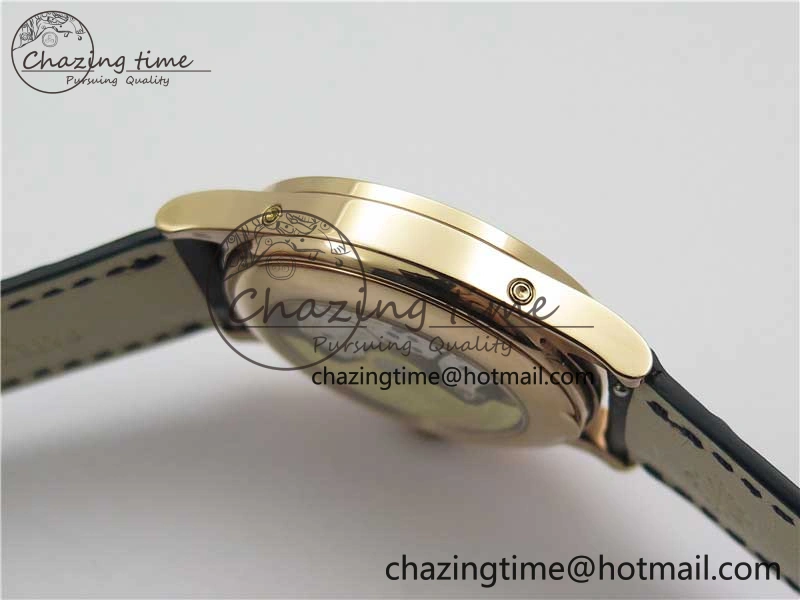 Annual Calendar Complications 5396 RG GRF Best Edition Blue Dial T Crystal Markers on Leather Strap A324