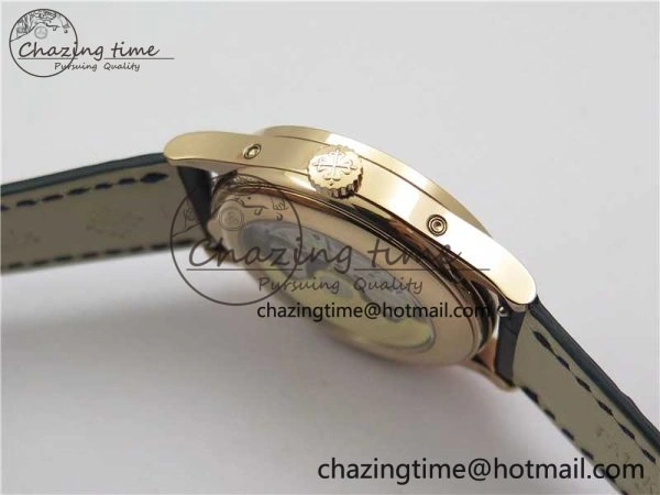 Annual Calendar Complications 5396 RG GRF Best Edition Blue Dial T Crystal Markers on Leather Strap A324