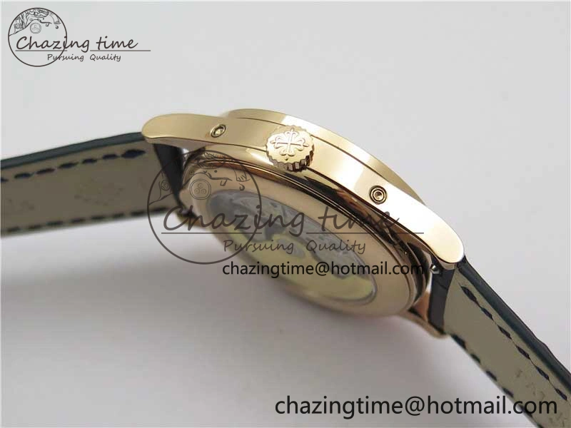 Annual Calendar Complications 5396 RG GRF Best Edition Blue Dial T Crystal Markers on Leather Strap A324