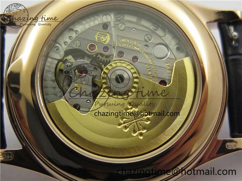Annual Calendar Complications 5396 RG GRF Best Edition Blue Dial T Crystal Markers on Leather Strap A324