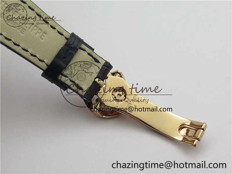 Annual Calendar Complications 5396 RG GRF Best Edition Blue Dial T Crystal Markers on Leather Strap A324
