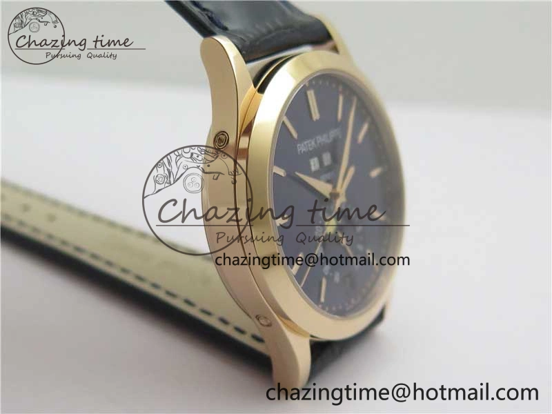 Annual Calendar Complications 5396 RG GRF Best Edition Blue Dial on Leather Strap A324