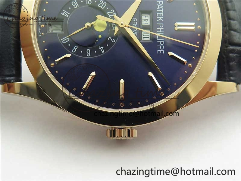 Annual Calendar Complications 5396 RG GRF Best Edition Blue Dial on Leather Strap A324