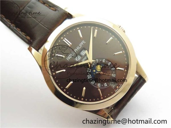 Annual Calendar Complications 5396 RG GRF Best Edition Brown Dial on Leather strap A324