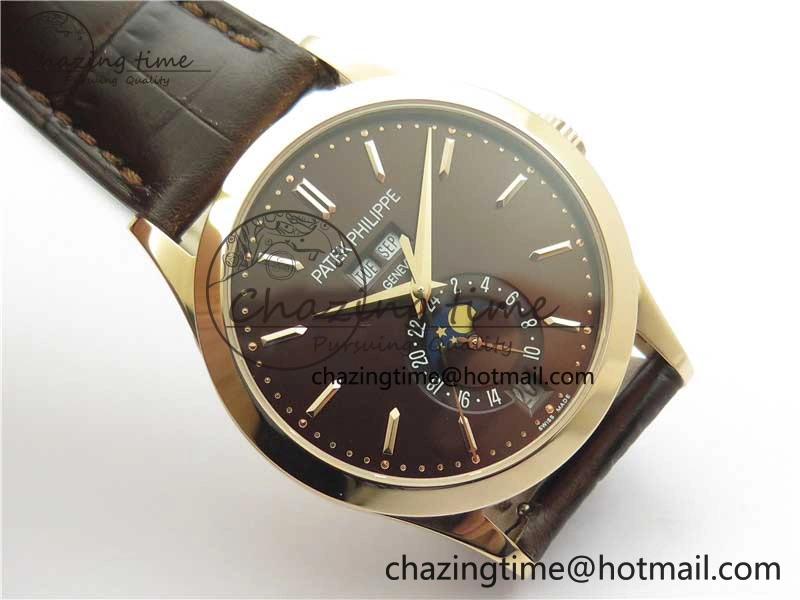 Annual Calendar Complications 5396 RG GRF Best Edition Brown Dial on Leather strap A324