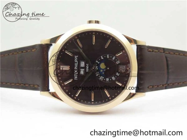 Annual Calendar Complications 5396 RG GRF Best Edition Brown Dial on Leather strap A324