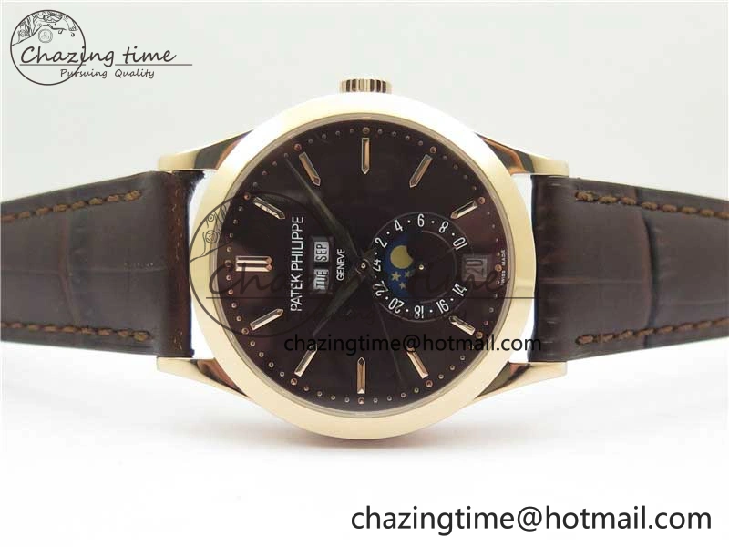 Annual Calendar Complications 5396 RG GRF Best Edition Brown Dial on Leather strap A324