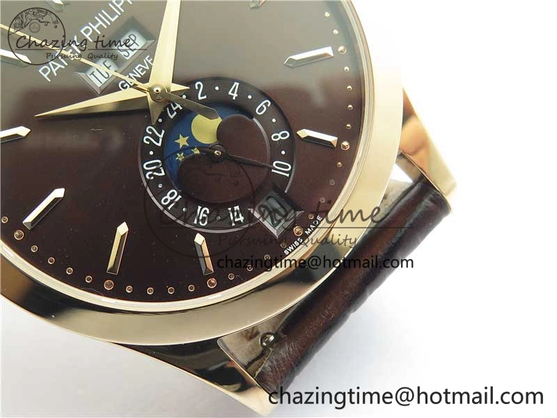 Annual Calendar Complications 5396 RG GRF Best Edition Brown Dial on Leather strap A324