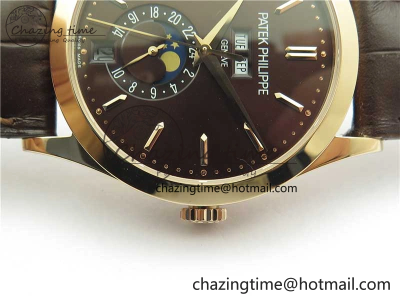 Annual Calendar Complications 5396 RG GRF Best Edition Brown Dial on Leather strap A324