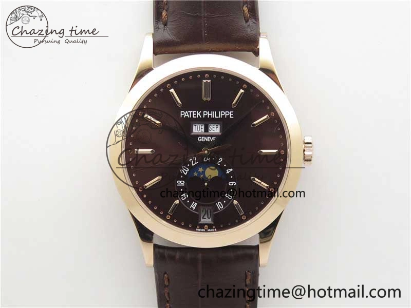 Annual Calendar Complications 5396 RG GRF Best Edition Brown Dial on Leather strap A324