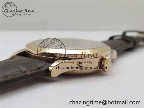 Annual Calendar Complications 5396 RG GRF Best Edition White Dial Blue Markers on Leather strap A324