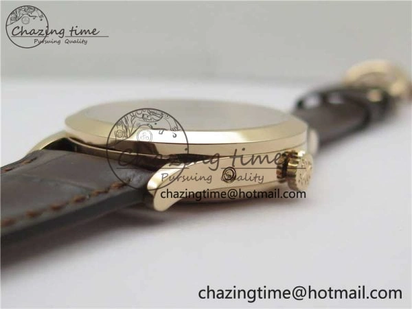 Annual Calendar Complications 5396 RG GRF Best Edition White Dial Numbers Markers on Leather Strap A324