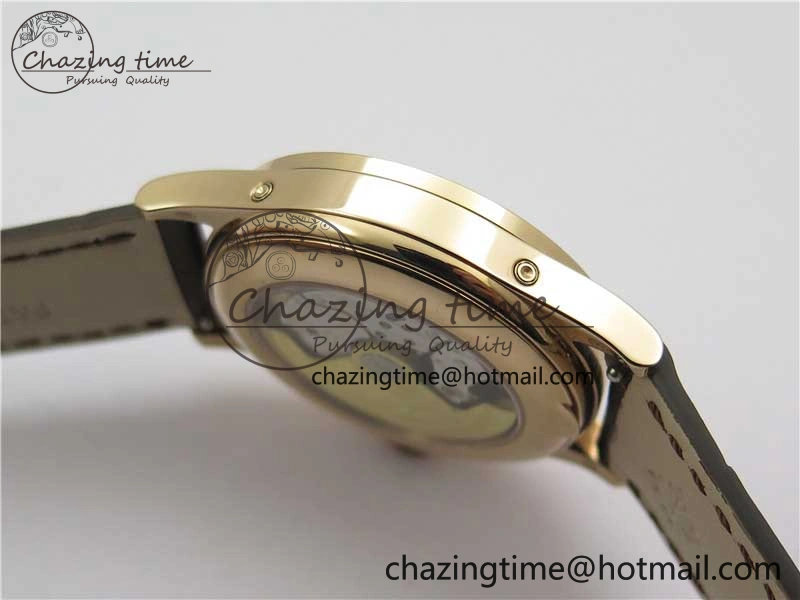 Annual Calendar Complications 5396 RG GRF Best Edition White Dial Numbers Markers on Leather Strap A324