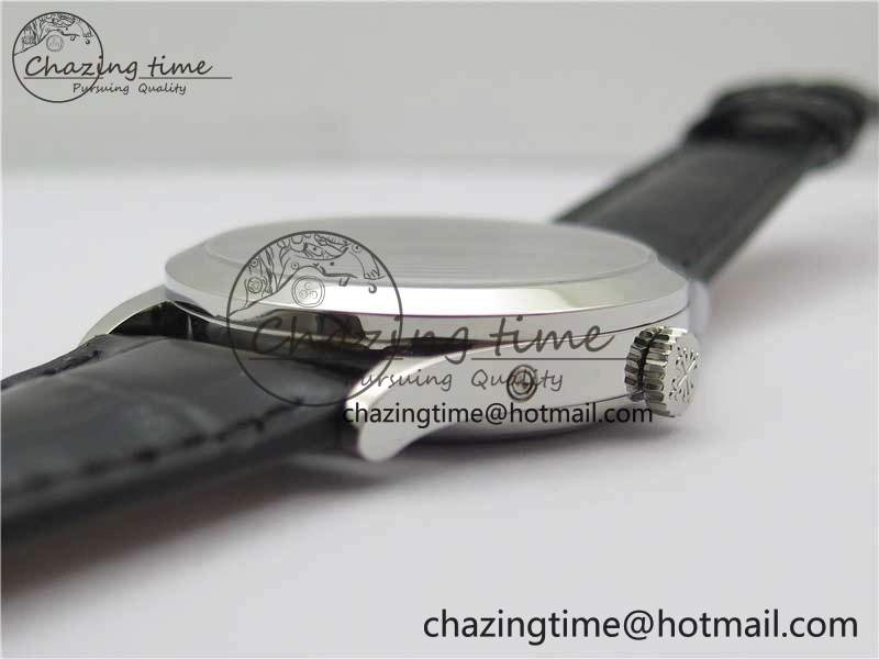 Annual Calendar Complications 5396 SS GRF Best Edition Gray Dial on Leather Strap A324