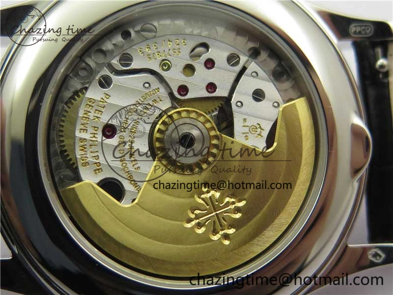Annual Calendar Complications 5396 SS GRF Best Edition Gray Dial on Leather Strap A324