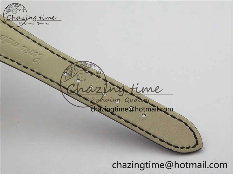 Annual Calendar Complications 5396 SS GRF Best Edition Gray Dial on Leather Strap A324