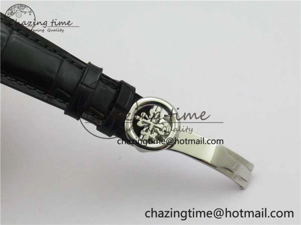 Annual Calendar Complications 5396 SS GRF Best Edition Gray Dial on Leather Strap A324