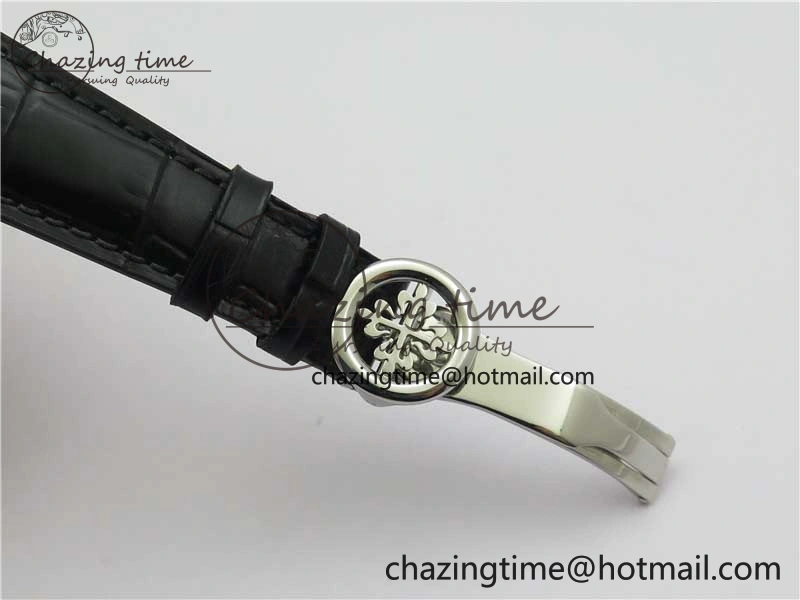 Annual Calendar Complications 5396 SS GRF Best Edition Gray Dial on Leather Strap A324