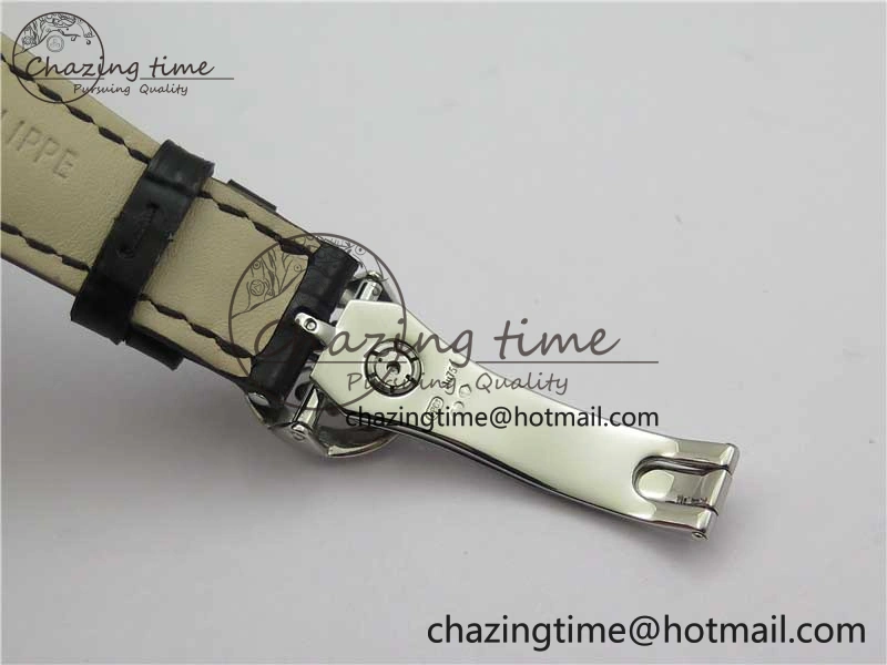 Annual Calendar Complications 5396 SS GRF Best Edition Gray Dial on Leather Strap A324