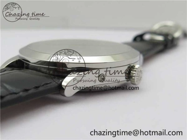 Annual Calendar Complications 5396 SS GRF Best Edition White Dial Blue Markers on Leather Strap A324