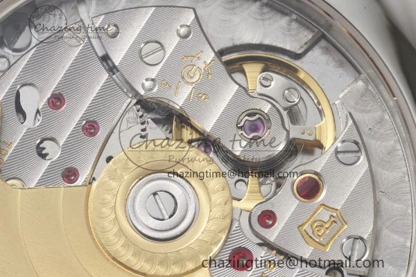 Annual Calendar Moonphase 5396 SS ZF 1:1 Best Edition White Blue Dial on Blue Leather Strap A324