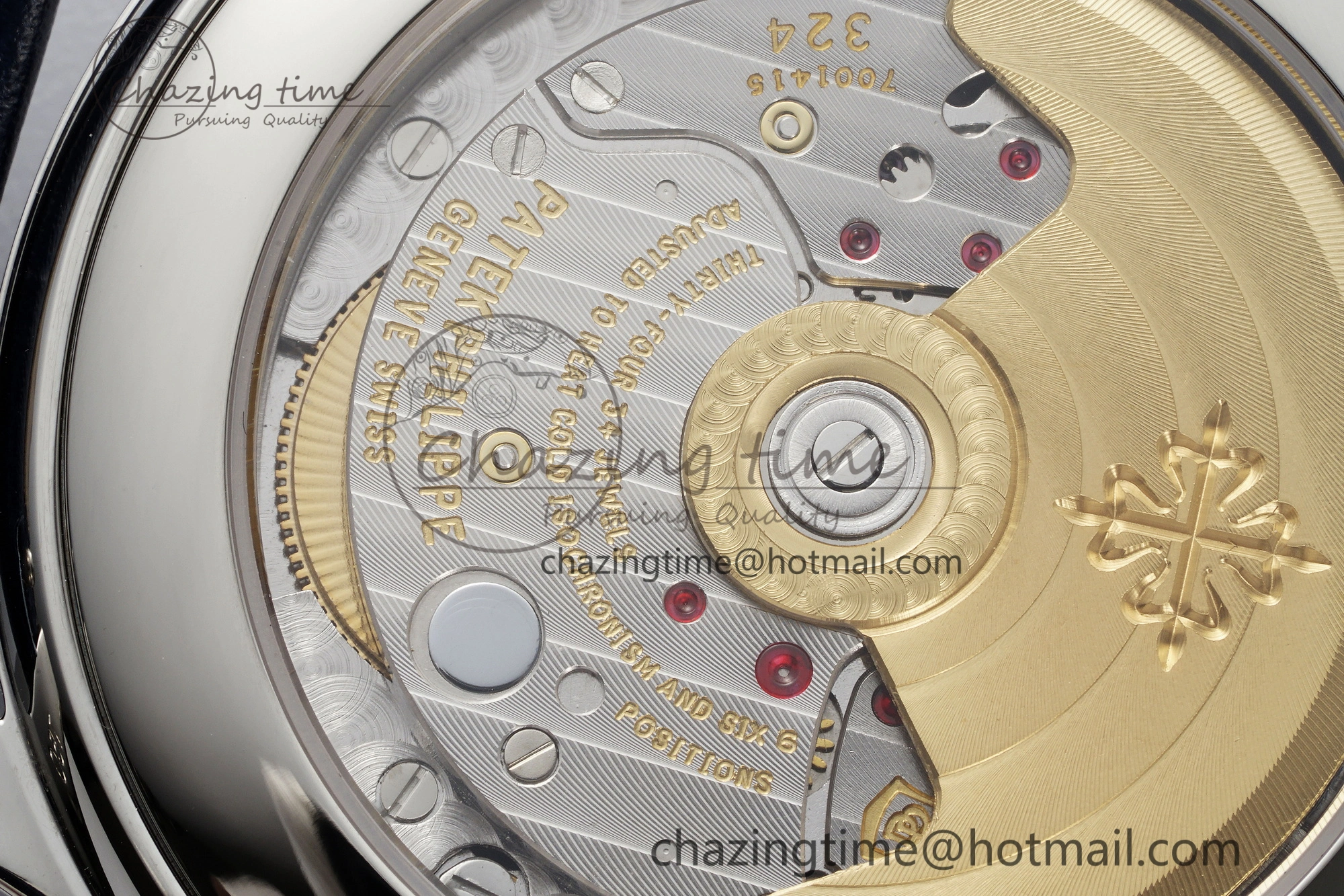 Annual Calendar Moonphase 5396 SS ZF 1:1 Best Edition White Blue Dial on Blue Leather Strap A324