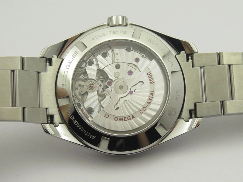Aqua Terra 150M 15,000 GAUSS VSF 1:1 Best Edition Black Textured Dial On SS Bracelet A8508 Super Clone