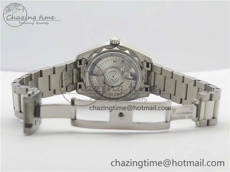 Aqua Terra 150M 34mm Ladies SS VSF 1:1 Best Edition Blue Wave Dial on SS Bracelet A8800
