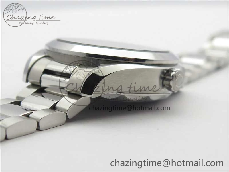 Aqua Terra 150M 34mm Ladies SS VSF 1:1 Best Edition Silver Dial Diamonds Markers on SS Bracelet A8800