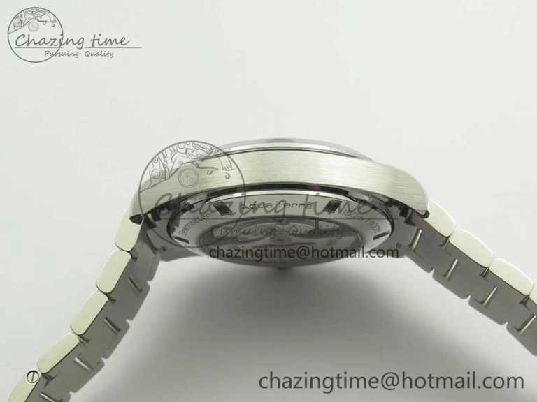 Aqua Terra 150M 43.5mm GMT SS VSF 1:1 Best Edition Blue Textured Dial on SS Bracelet A8605 Super Clone V2