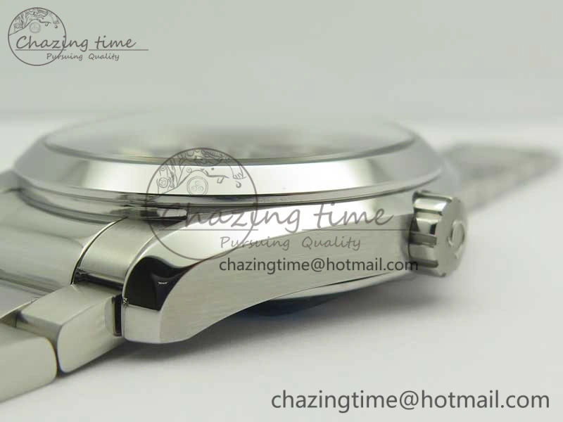 Aqua Terra 150M 43.5mm GMT SS VSF 1:1 Best Edition Blue Textured Dial on SS Bracelet A8605 Super Clone V2