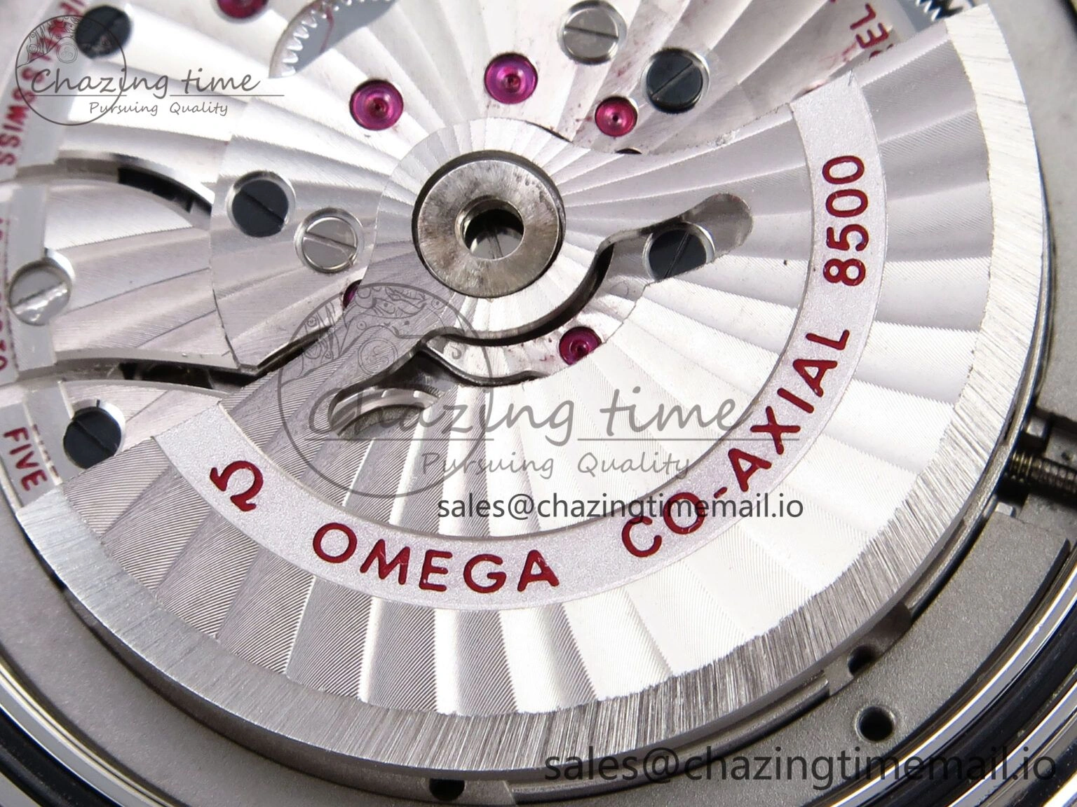 Aqua Terra 150M GMT OMF 1:1 Best Edition White RG Textured Dial on SS Bracelet A8500