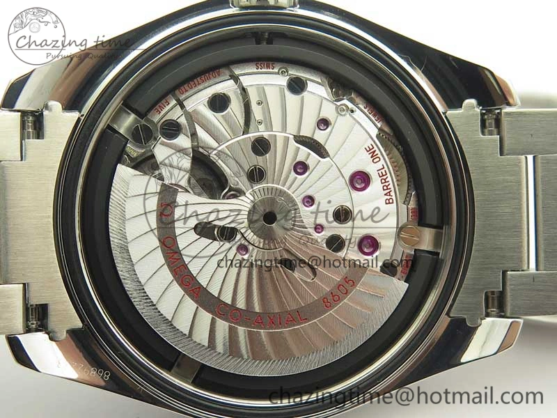Aqua Terra 150M GMT SS VSF 1:1 Best Edition Blue Textured Dial on SS Bracelet A8605 Super Clone