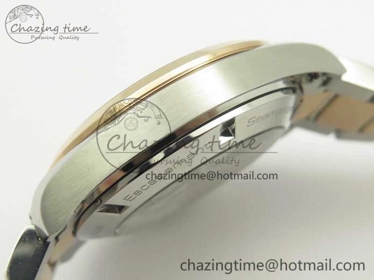 Aqua Terra 150M GMT SS RG VSF 1:1 Best Edition Brown Textured Dial on SS RG Bracelet A8605 Super Clone