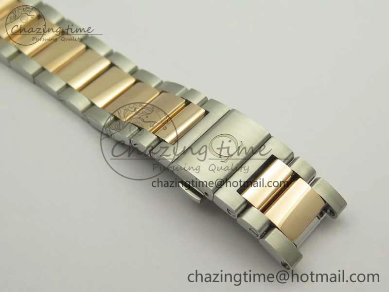 Aqua Terra 150M GMT SS RG VSF 1:1 Best Edition Brown Textured Dial on SS RG Bracelet A8605 Super Clone