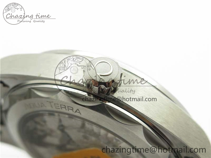 Aqua Terra 150M GMT Worldtimer 43mm  VSF 1:1 Best Edition Blue Dial on SS Bracelet A8938