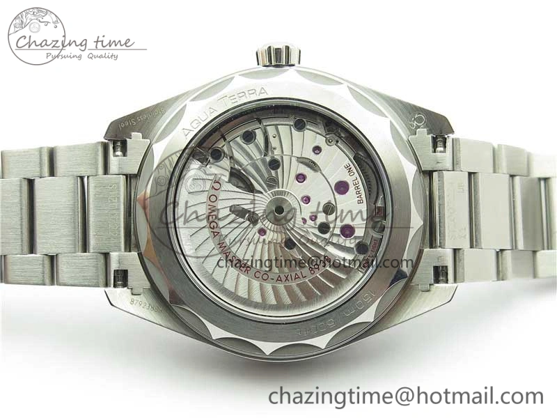 Aqua Terra 150M GMT Worldtimer 43mm  VSF 1:1 Best Edition Blue Dial on SS Bracelet A8938