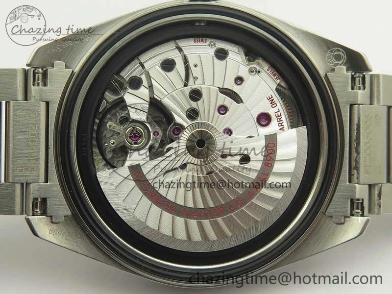 Aqua Terra 150M Master Chronometers VSF 1:1 Best Edition Black Dial Green Hand on SS Bracelet A8900 Super Clone