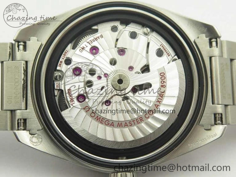 Aqua Terra 150M Master Chronometers VSF 1:1 Best Edition Black Dial Green Hand on SS Bracelet A8900 Super Clone