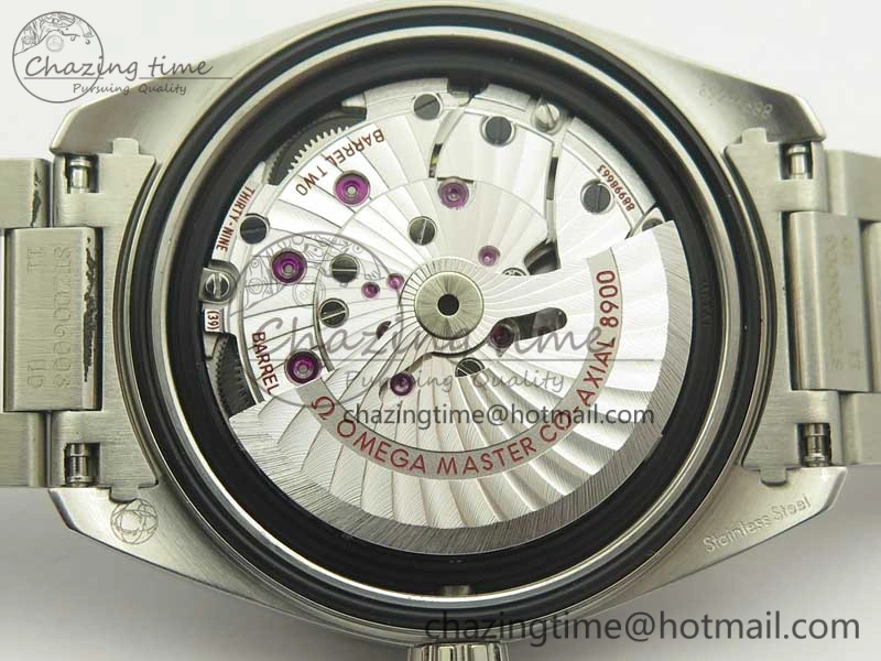 Aqua Terra 150M Master Chronometers VSF 1:1 Best Edition Black Dial Green Hand on SS Bracelet A8900 Super Clone