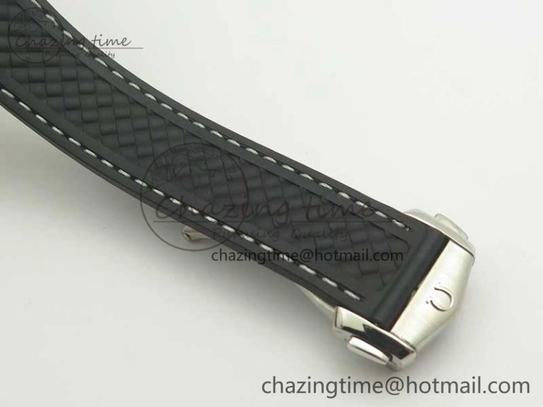 Aqua Terra 150M Master Chronometers VSF 1:1 Best Edition Black Dial SS Hand on Black Rubber Strap A8900 Super Clone