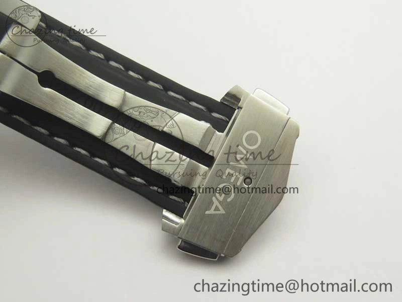 Aqua Terra 150M Master Chronometers VSF 1:1 Best Edition Black Dial SS Hand on Black Rubber Strap A8900 Super Clone