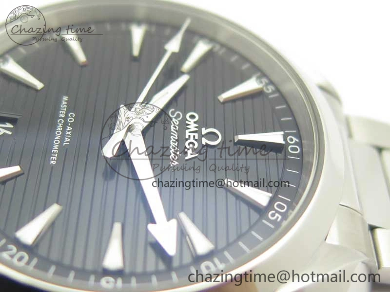 Aqua Terra 150M Master Chronometers VSF 1:1 Best Edition Black Dial SS Hand on SS Bracelet A8900 Super Clone