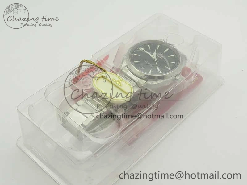 Aqua Terra 150M Master Chronometers VSF 1:1 Best Edition Black Dial SS Hand on SS Bracelet A8900 Super Clone