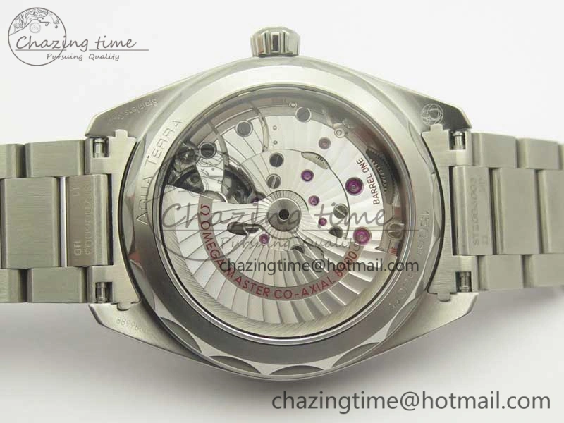Aqua Terra 150M Master Chronometers VSF 1:1 Best Edition Deep Blue Dial Silver Hand on SS Bracelet A8900 Super Clone