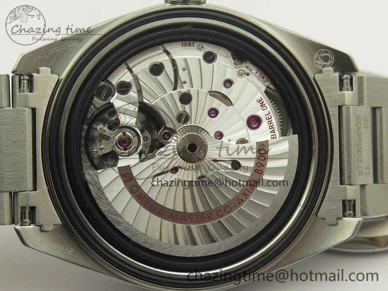 Aqua Terra 150M Master Chronometers VSF 1:1 Best Edition Deep Blue Dial Silver Hand on SS Bracelet A8900 Super Clone