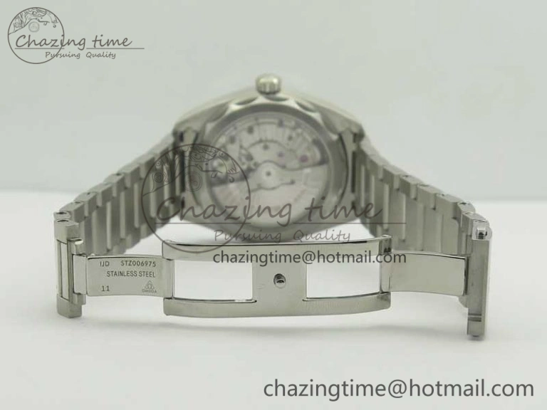 Aqua Terra 150M Master Chronometers VSF 1:1 Best Edition Deep Blue Dial Silver Hand on SS Bracelet A8900 Super Clone