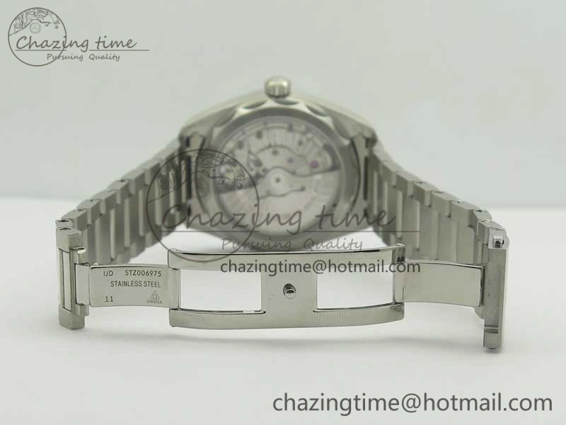 Aqua Terra 150M Master Chronometers VSF 1:1 Best Edition Deep Blue Dial Silver Hand on SS Bracelet A8900 Super Clone