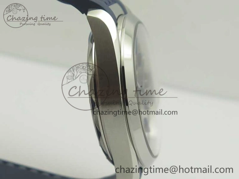 Aqua Terra 150M Master Chronometers VSF 1:1 Best Edition Gray Dial Blue Hand on Blue Rubber Strap A8900 Super Clone